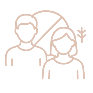 Icono pareja con bloqueo