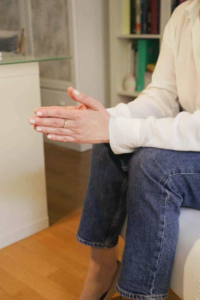 manos de una persona